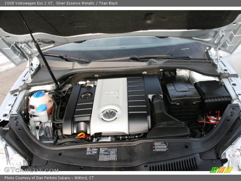 Silver Essence Metallic / Titan Black 2008 Volkswagen Eos 2.0T