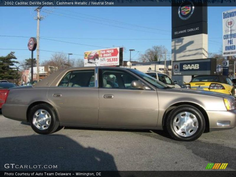 Cashmere Metallic / Neutral Shale 2002 Cadillac DeVille Sedan