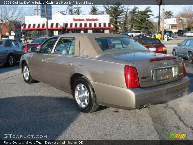 Cashmere Metallic / Neutral Shale 2002 Cadillac DeVille Sedan