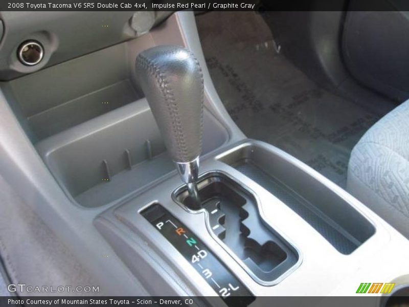 Impulse Red Pearl / Graphite Gray 2008 Toyota Tacoma V6 SR5 Double Cab 4x4