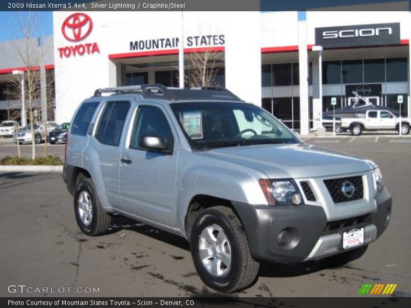 Silver Lightning / Graphite/Steel 2009 Nissan Xterra S 4x4
