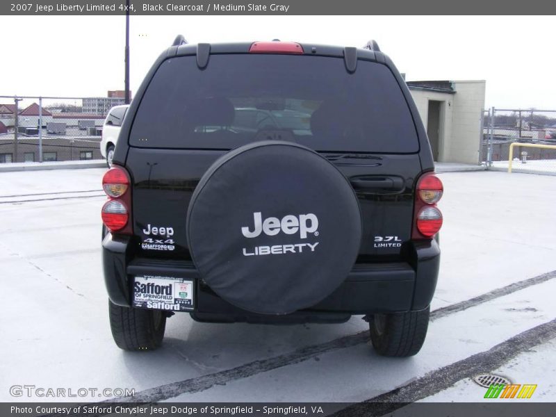 Black Clearcoat / Medium Slate Gray 2007 Jeep Liberty Limited 4x4