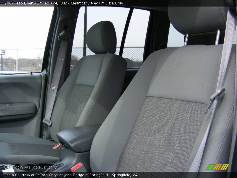 Black Clearcoat / Medium Slate Gray 2007 Jeep Liberty Limited 4x4