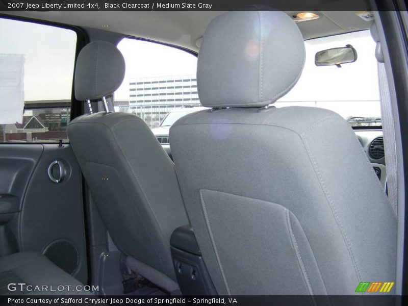 Black Clearcoat / Medium Slate Gray 2007 Jeep Liberty Limited 4x4