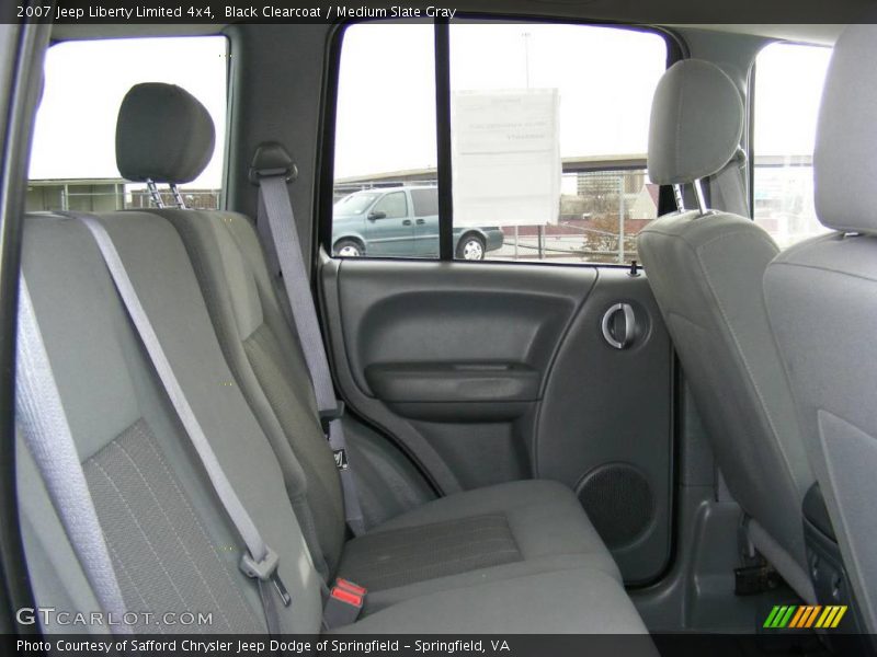 Black Clearcoat / Medium Slate Gray 2007 Jeep Liberty Limited 4x4