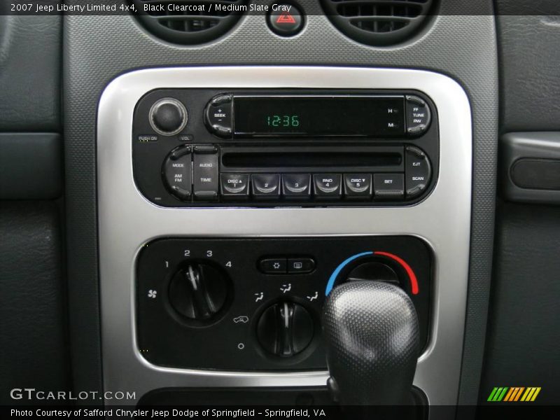 Black Clearcoat / Medium Slate Gray 2007 Jeep Liberty Limited 4x4