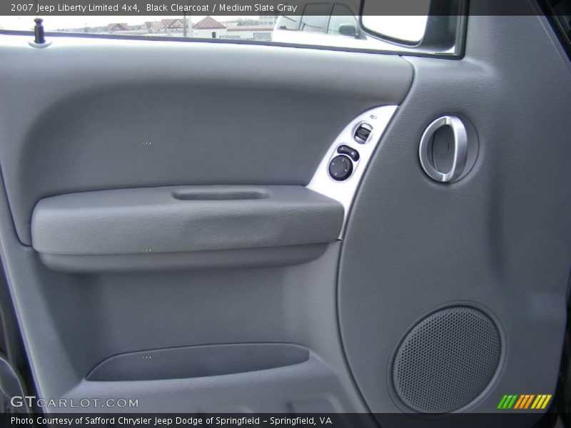 Black Clearcoat / Medium Slate Gray 2007 Jeep Liberty Limited 4x4