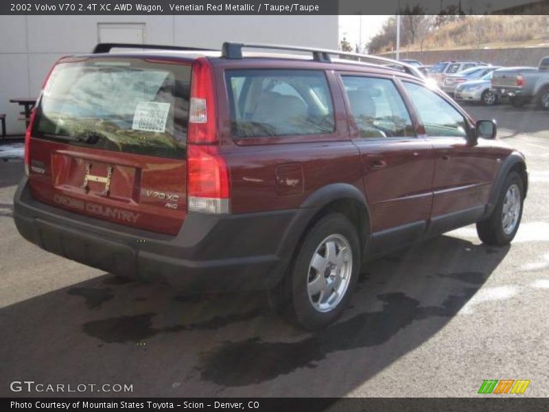 Venetian Red Metallic / Taupe/Taupe 2002 Volvo V70 2.4T XC AWD Wagon