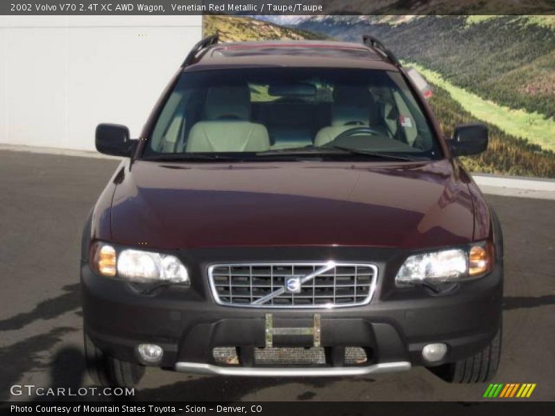Venetian Red Metallic / Taupe/Taupe 2002 Volvo V70 2.4T XC AWD Wagon
