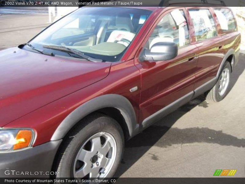 Venetian Red Metallic / Taupe/Taupe 2002 Volvo V70 2.4T XC AWD Wagon