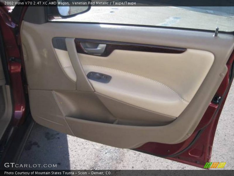 Venetian Red Metallic / Taupe/Taupe 2002 Volvo V70 2.4T XC AWD Wagon