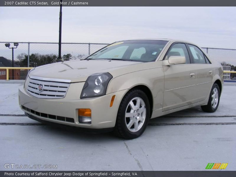 Gold Mist / Cashmere 2007 Cadillac CTS Sedan