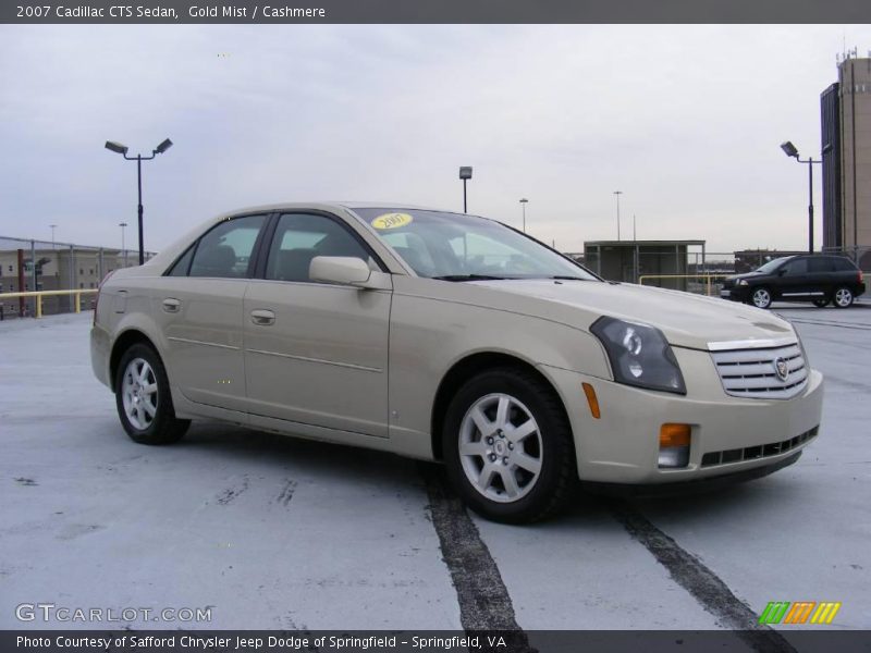 Gold Mist / Cashmere 2007 Cadillac CTS Sedan