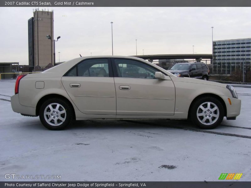 Gold Mist / Cashmere 2007 Cadillac CTS Sedan
