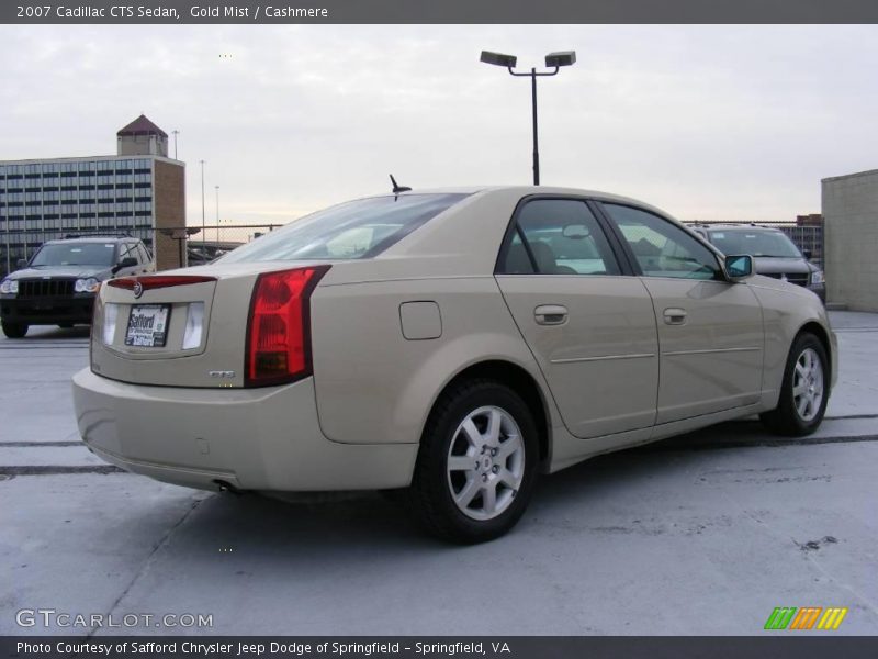 Gold Mist / Cashmere 2007 Cadillac CTS Sedan