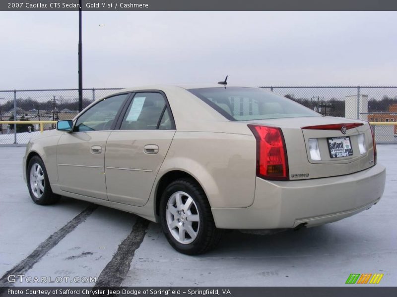 Gold Mist / Cashmere 2007 Cadillac CTS Sedan