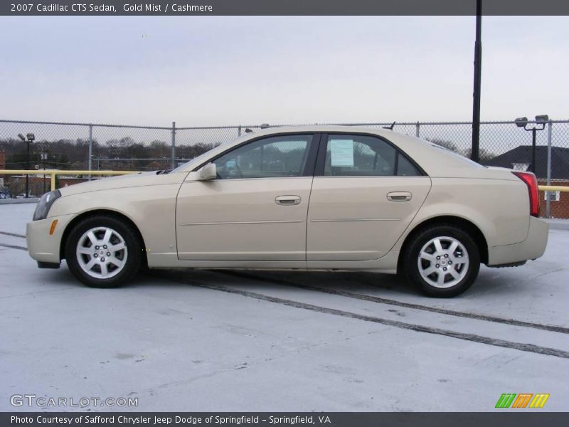 Gold Mist / Cashmere 2007 Cadillac CTS Sedan