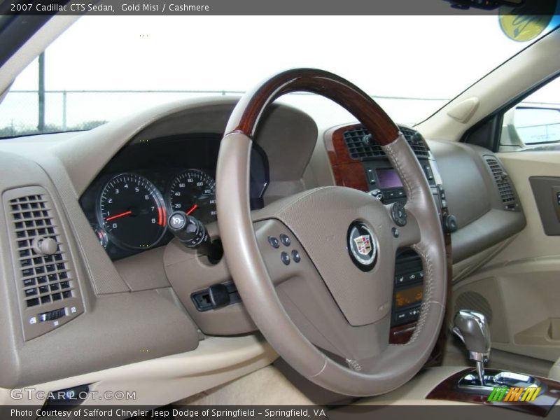 Gold Mist / Cashmere 2007 Cadillac CTS Sedan