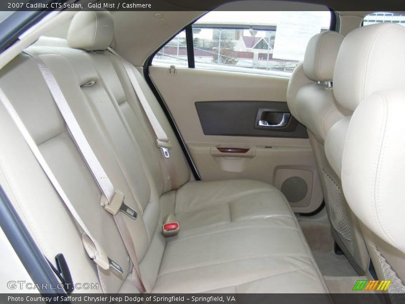 Gold Mist / Cashmere 2007 Cadillac CTS Sedan