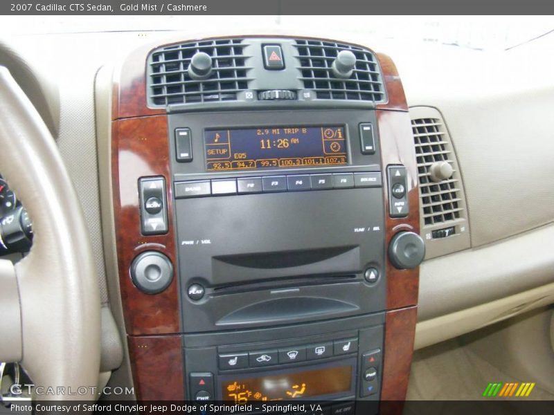 Gold Mist / Cashmere 2007 Cadillac CTS Sedan