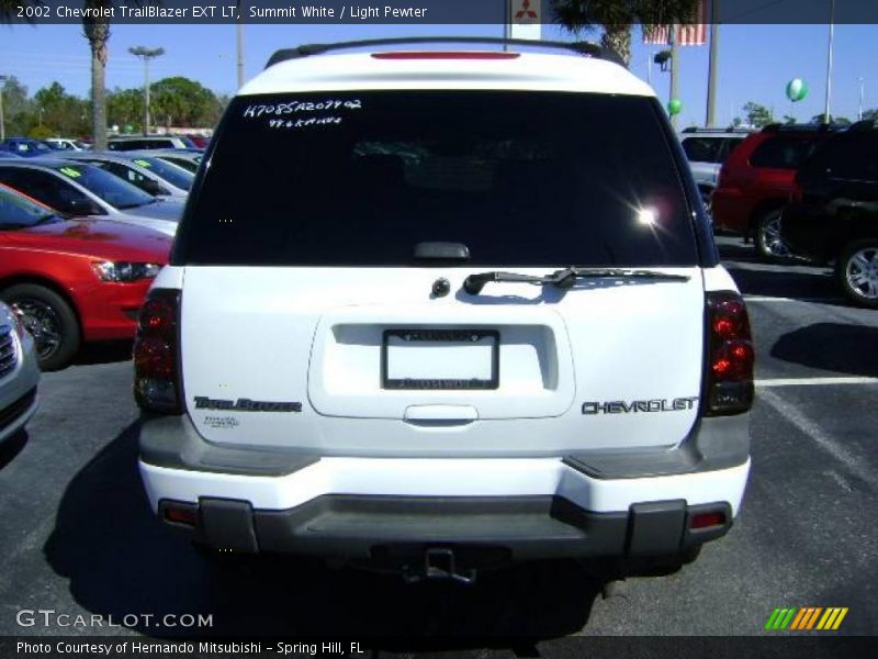 Summit White / Light Pewter 2002 Chevrolet TrailBlazer EXT LT