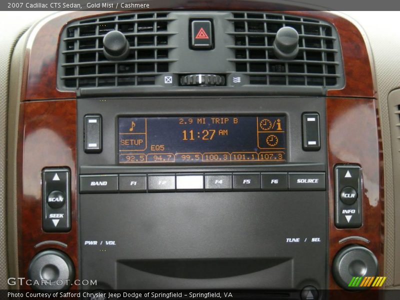 Gold Mist / Cashmere 2007 Cadillac CTS Sedan