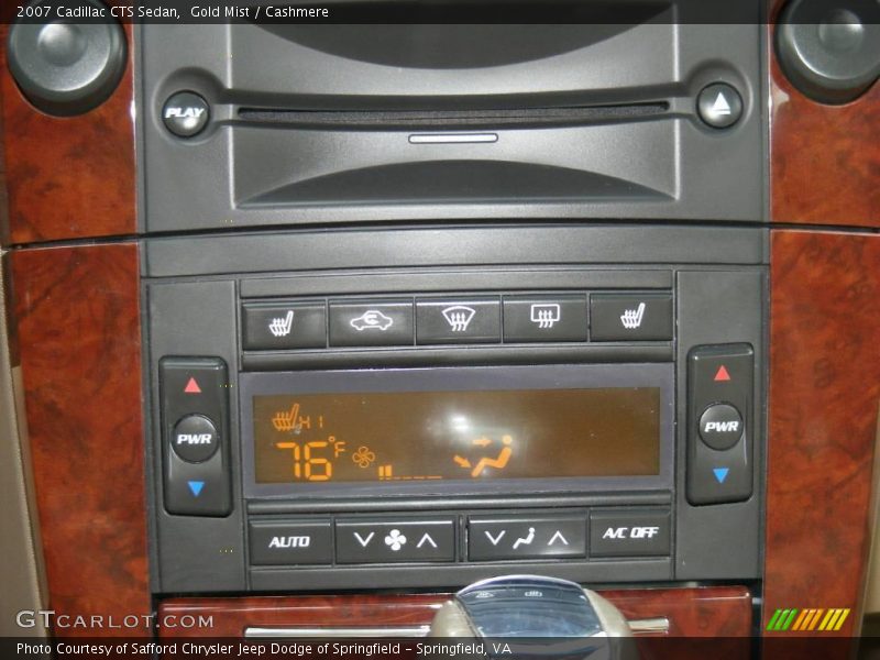 Gold Mist / Cashmere 2007 Cadillac CTS Sedan