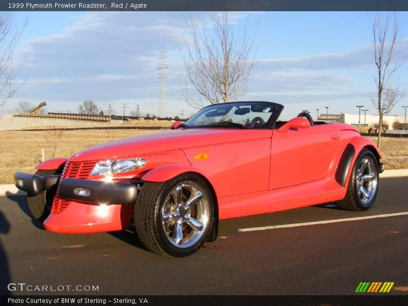 Red / Agate 1999 Plymouth Prowler Roadster