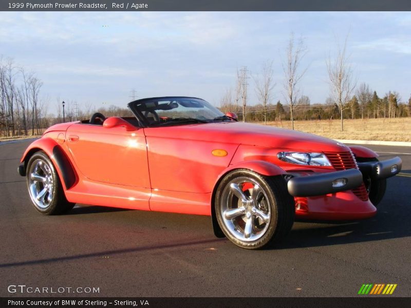 Red / Agate 1999 Plymouth Prowler Roadster