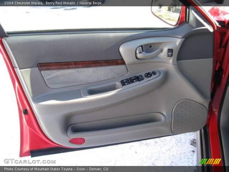 Berry Red Metallic / Neutral Beige 2004 Chevrolet Impala
