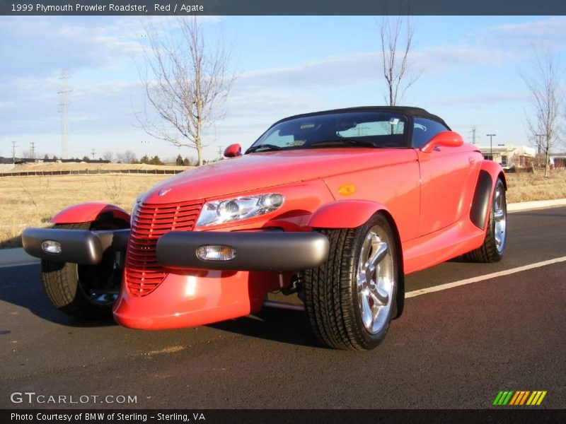 Red / Agate 1999 Plymouth Prowler Roadster
