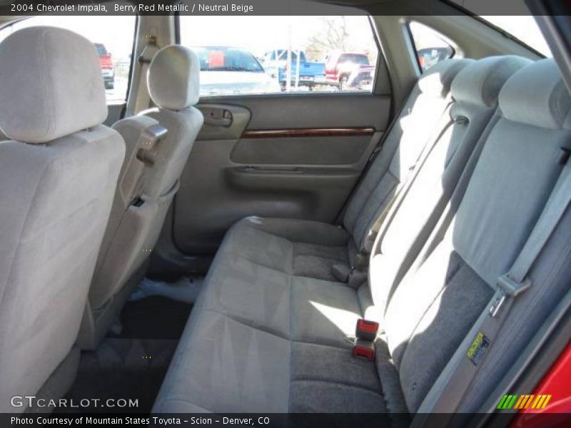 Berry Red Metallic / Neutral Beige 2004 Chevrolet Impala