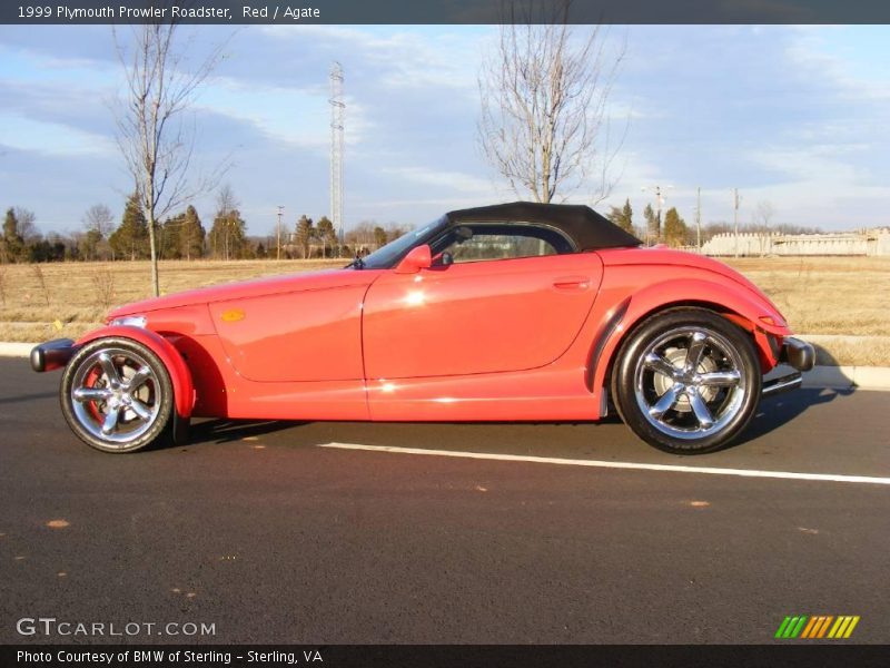 Red / Agate 1999 Plymouth Prowler Roadster