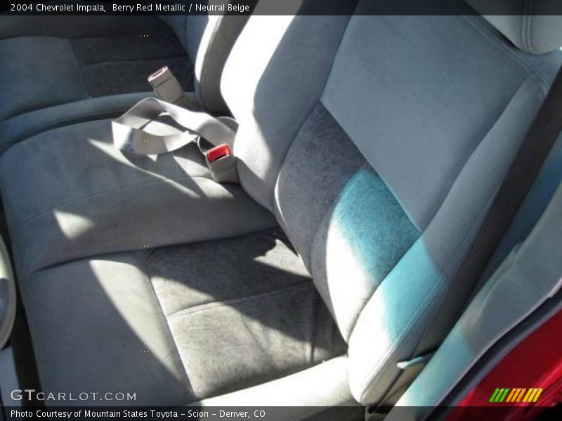 Berry Red Metallic / Neutral Beige 2004 Chevrolet Impala