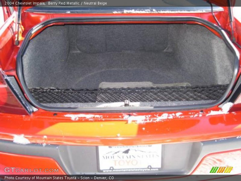 Berry Red Metallic / Neutral Beige 2004 Chevrolet Impala