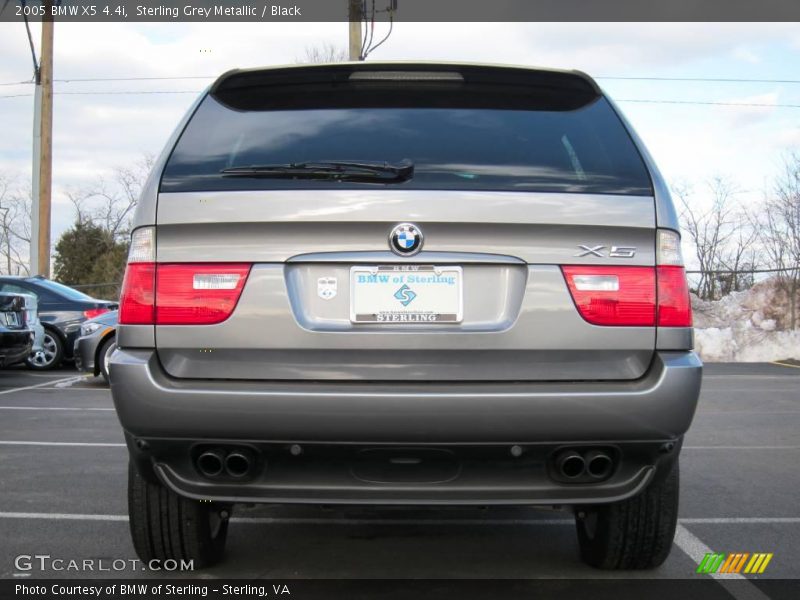 Sterling Grey Metallic / Black 2005 BMW X5 4.4i