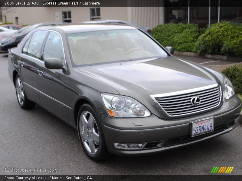 Cypress Green Pearl / Cashmere 2006 Lexus LS 430