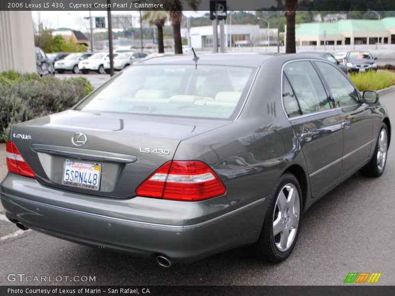 Cypress Green Pearl / Cashmere 2006 Lexus LS 430