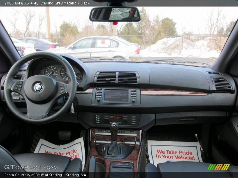 Sterling Grey Metallic / Black 2005 BMW X5 4.4i