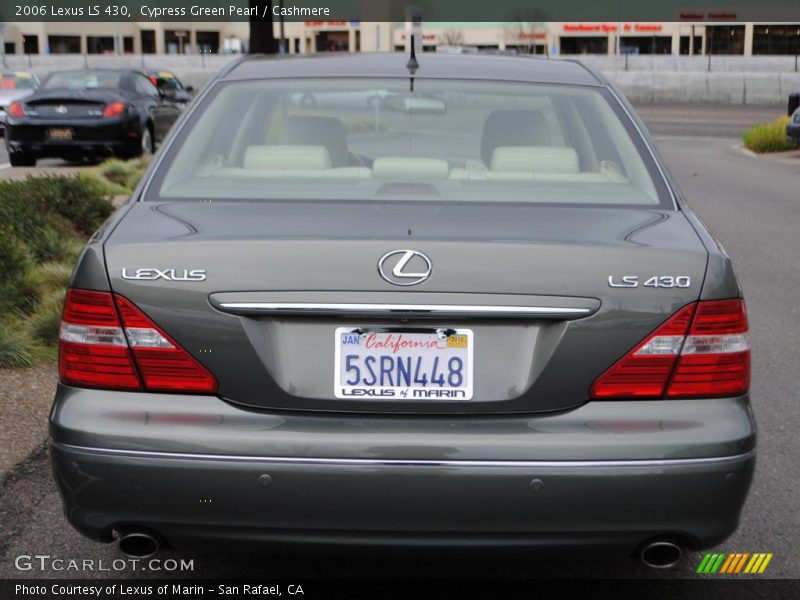 Cypress Green Pearl / Cashmere 2006 Lexus LS 430