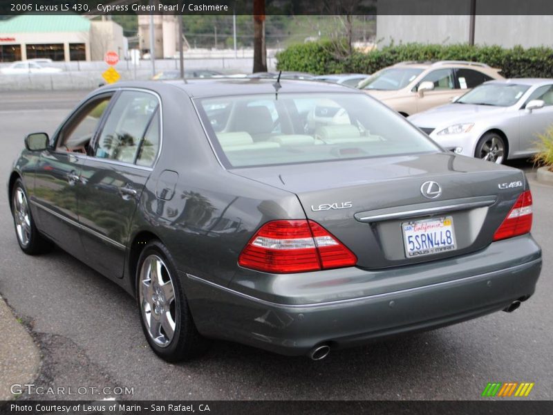 Cypress Green Pearl / Cashmere 2006 Lexus LS 430