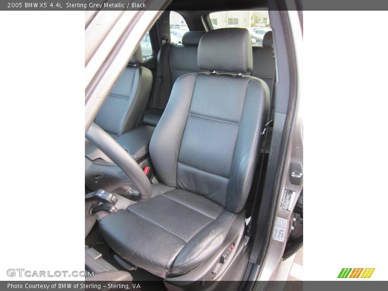 Sterling Grey Metallic / Black 2005 BMW X5 4.4i