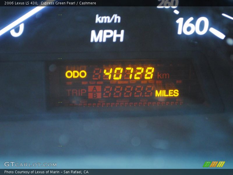 Cypress Green Pearl / Cashmere 2006 Lexus LS 430