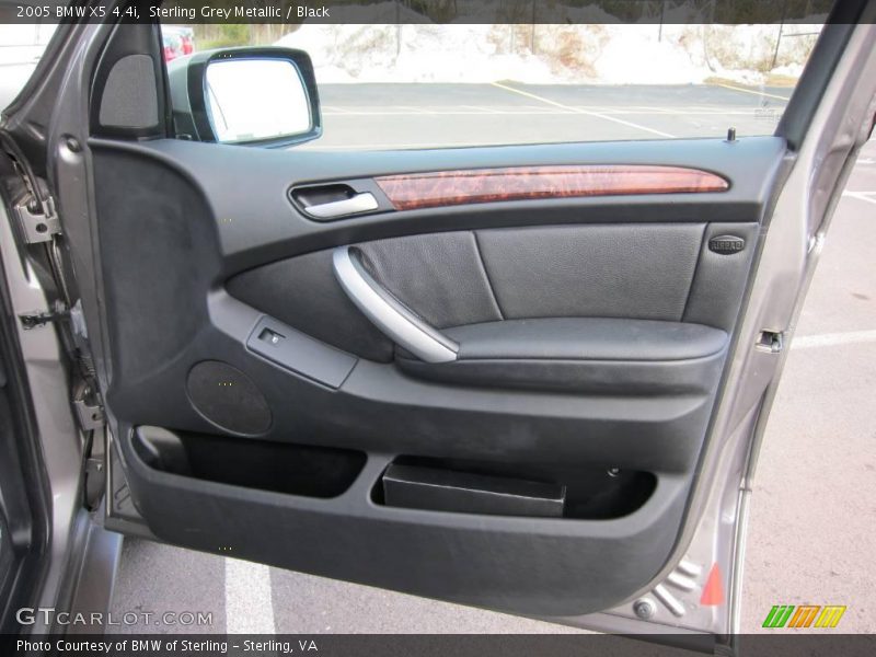 Sterling Grey Metallic / Black 2005 BMW X5 4.4i
