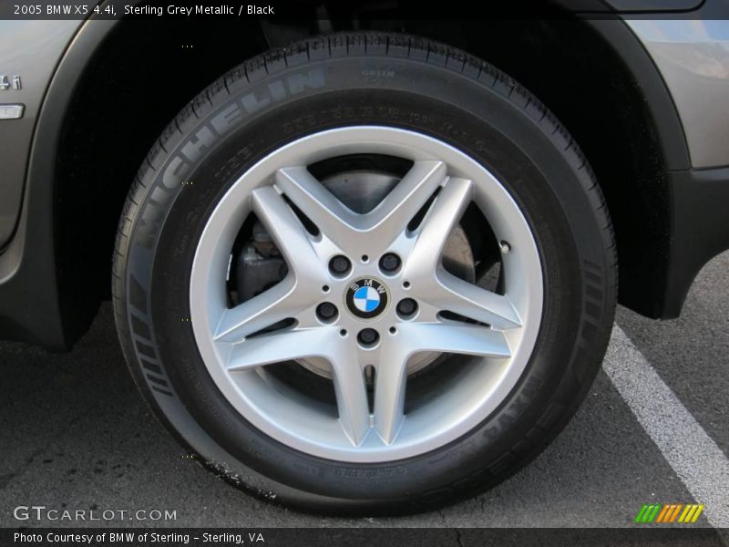 Sterling Grey Metallic / Black 2005 BMW X5 4.4i