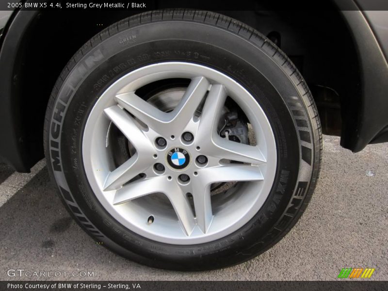 Sterling Grey Metallic / Black 2005 BMW X5 4.4i