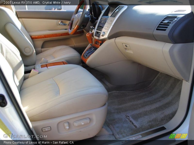 Crystal White / Ivory 2007 Lexus RX 350 AWD