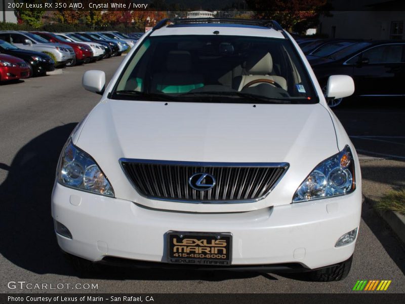 Crystal White / Ivory 2007 Lexus RX 350 AWD