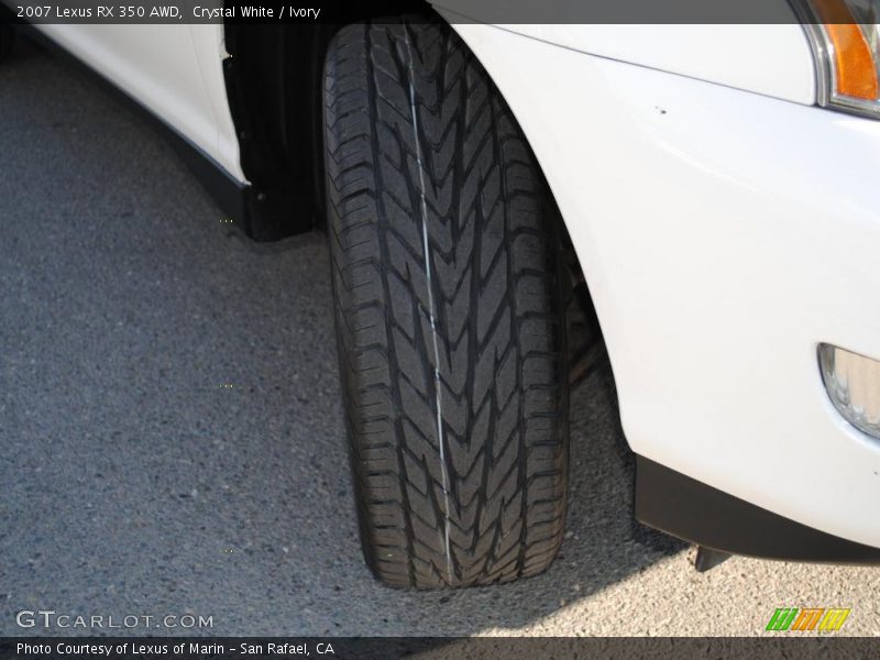 Crystal White / Ivory 2007 Lexus RX 350 AWD