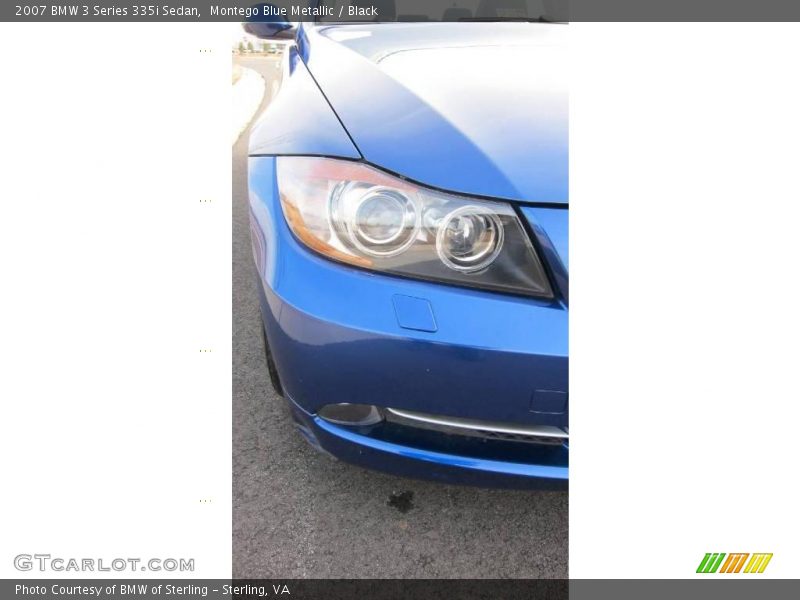 Montego Blue Metallic / Black 2007 BMW 3 Series 335i Sedan